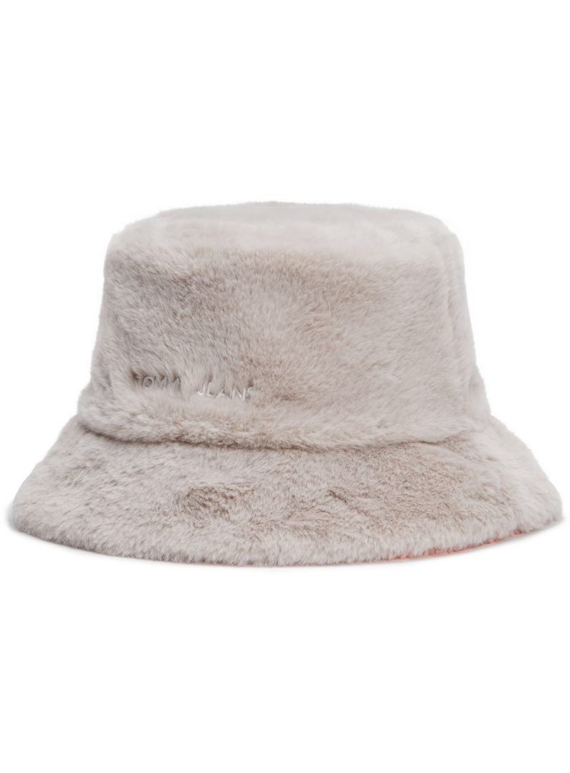 Kapelusz TOMMY JEANS TJW Linear Fur Bucket Hat AW0AW16784 0IM