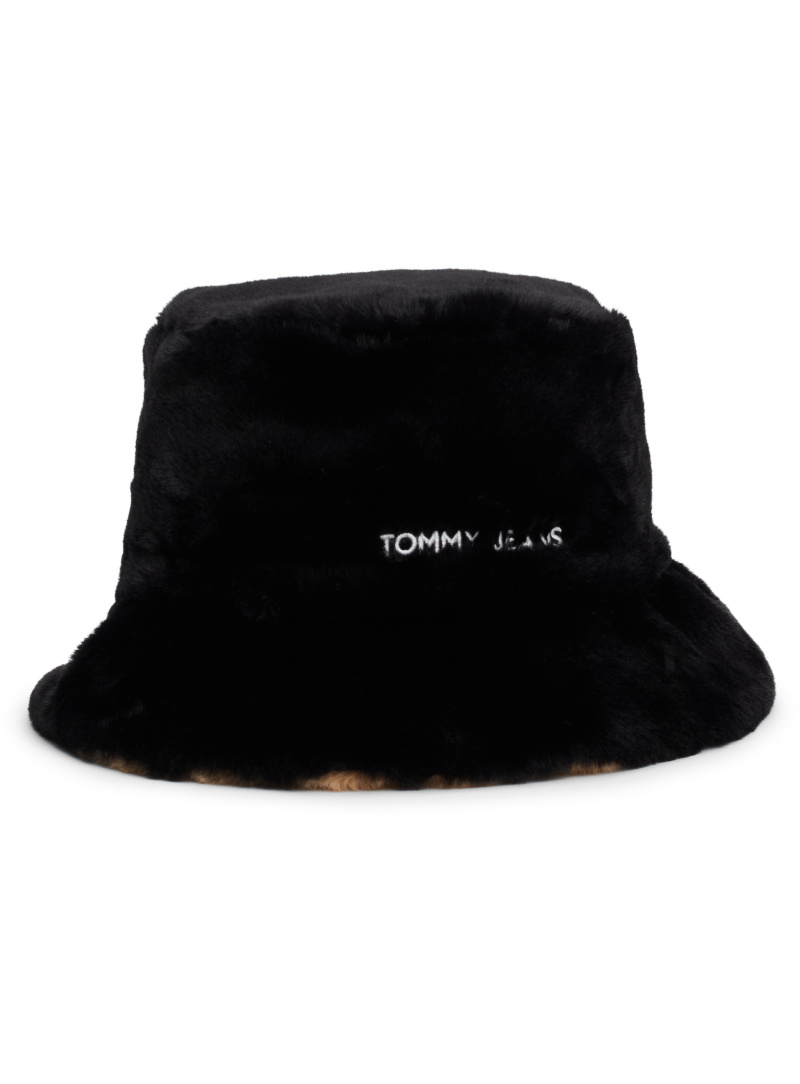 Kapelusz TOMMY JEANS TJW Linear Fur Bucket Hat AW0AW16784 BDS