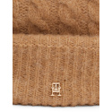 Czapka Zimowa TOMMY HILFIGER TH Timeless Beanie Cable AW0AW16989 AEG 4