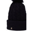 Czapka Zimowa TOMMY HILFIGER TH Timeless Beanie Cable AW0AW16989 DW6 4