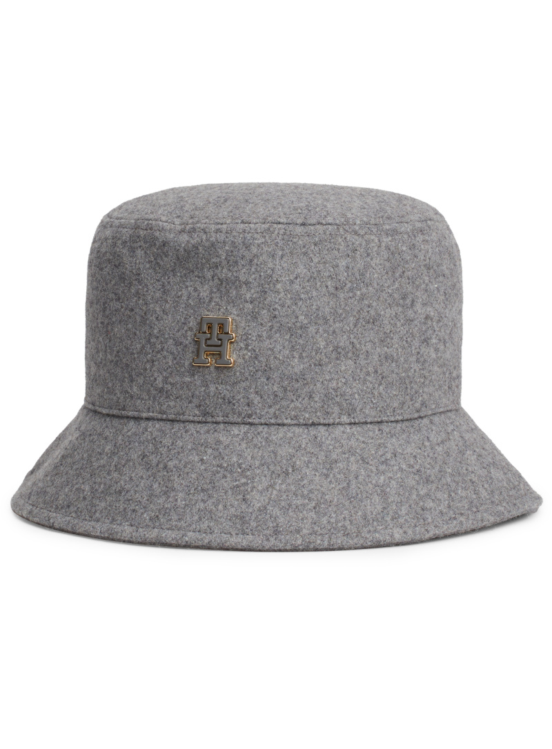 Kapelusz TOMMY HILFIGER TH Monogram Winter Bucket Hat AW0AW17123 0IM