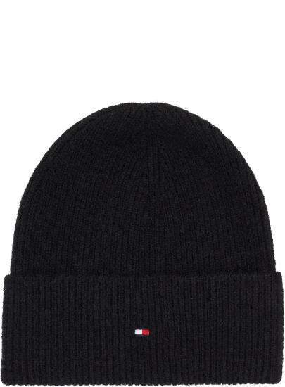 Czapka Zimowa TOMMY HILFIGER Essential Flag Fuzzy Beanie AW0AW16633 BDS