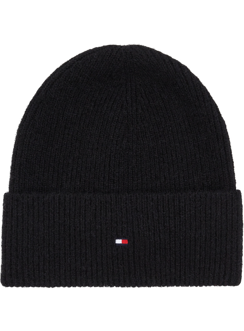 Czapka Zimowa TOMMY HILFIGER Essential Flag Fuzzy Beanie AW0AW16633 BDS