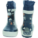 Ocieplane Kalosze PLAYSHOES Forest Navy 180393 2