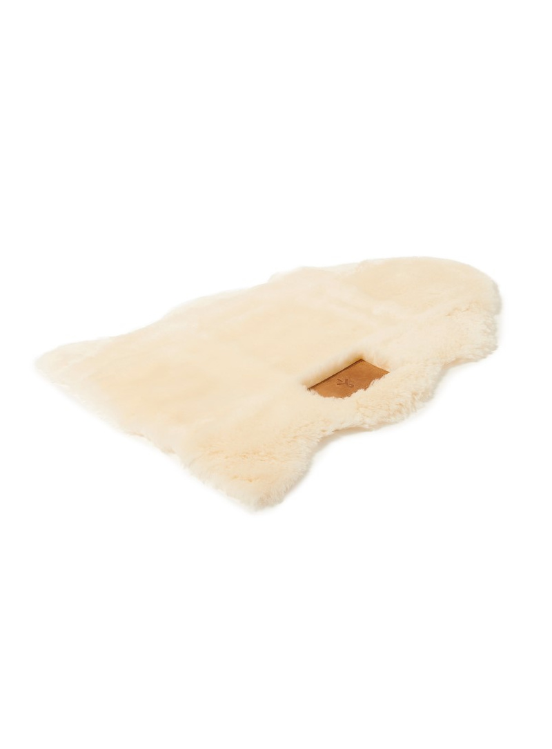 Futerko Kocyk EMU AUSTRALIA Logo Sheepskin PO1422 Natural