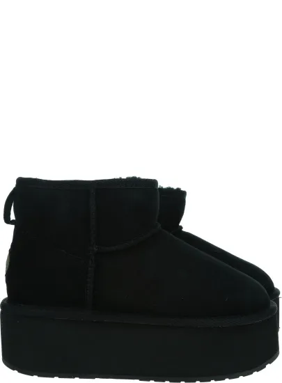 Botki Na Platformie EMU AUSTRALIA Stinger Micro Flatform W13082 Black