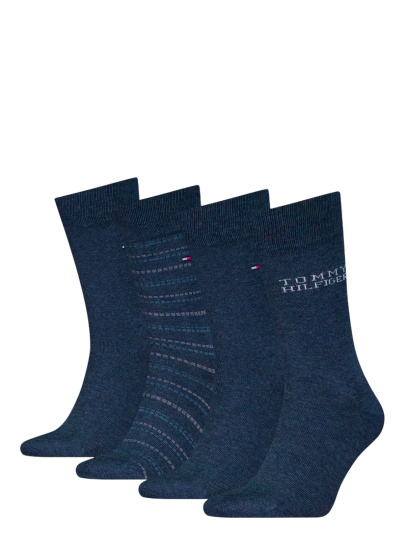 Zestaw Skarpetki Męskie TOMMY HILFIGER 701229780 003 Th Men Sock 4P