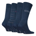 Zestaw Skarpetki Męskie TOMMY HILFIGER 701229780 003 Th Men Sock 4P Monogram Stripe Giftbox 2