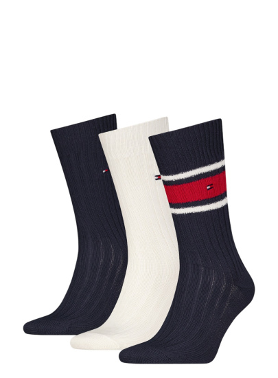 Zestaw Skarpetki Męskie TOMMY HILFIGER 701229786 001 Th Men Sock 3P Giftbox