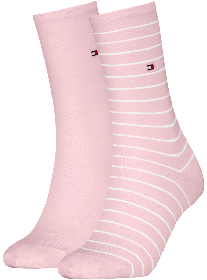 Kolorowe Skarpetki TOMMY HILFIGER Th Women Sock 2P Small Stripe 100001494 035