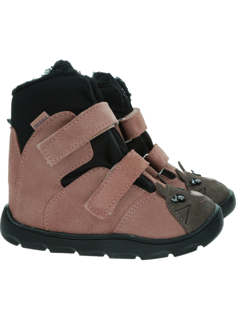 Śniegowce MRUGAŁA Heli Barefoot Kitty Rosa 7124/4 48