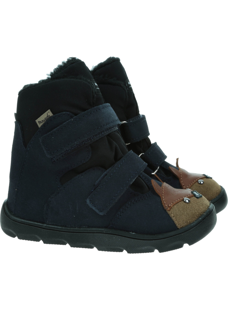 Śniegowce MRUGAŁA Heli Barefoot Fox Blu 7124/4 73