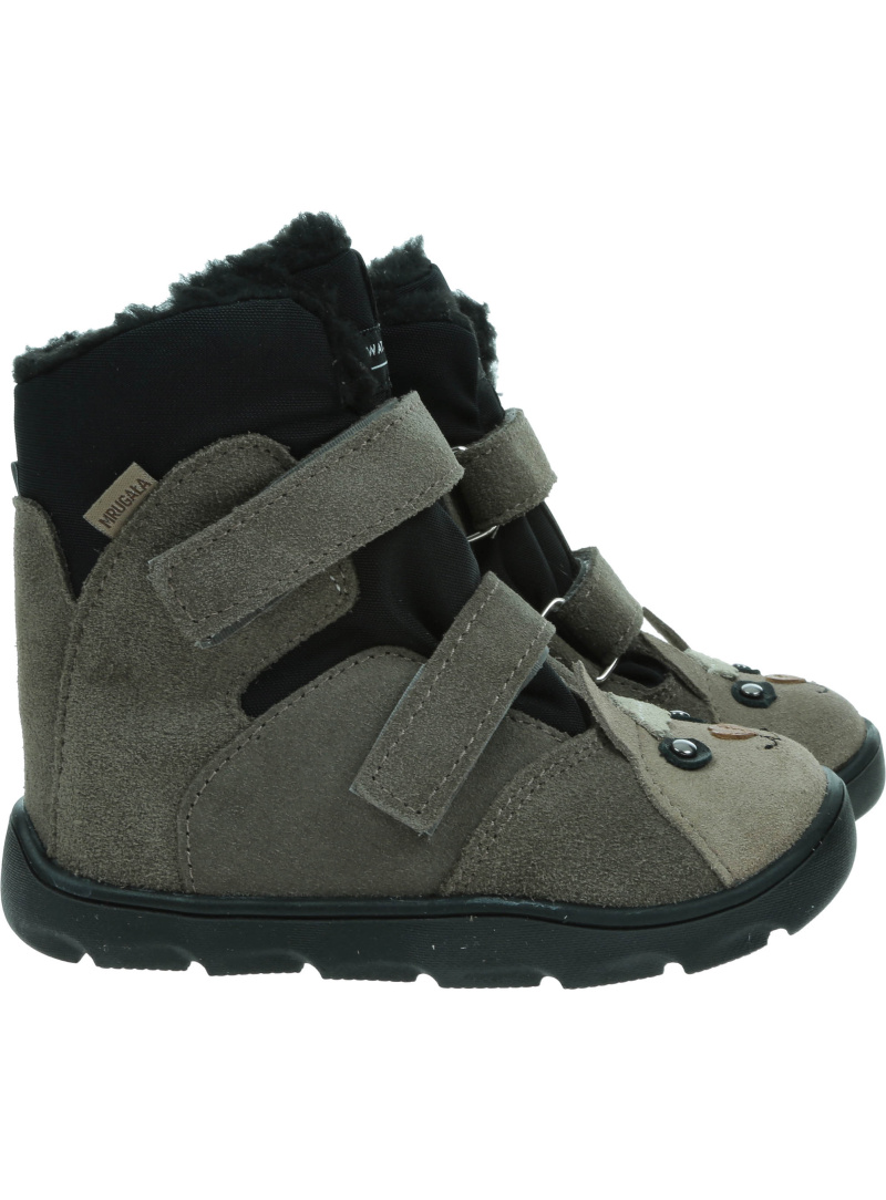 Śniegowce MRUGAŁA Heli Barefoot Alpaca Grey 7224/4 82