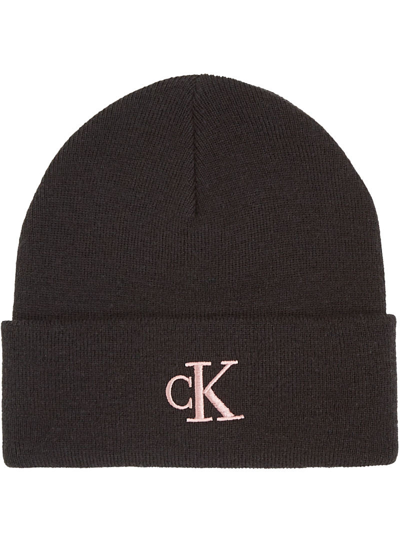 CALVIN KLEIN Monogram Embro Beanie K60K612319 01P