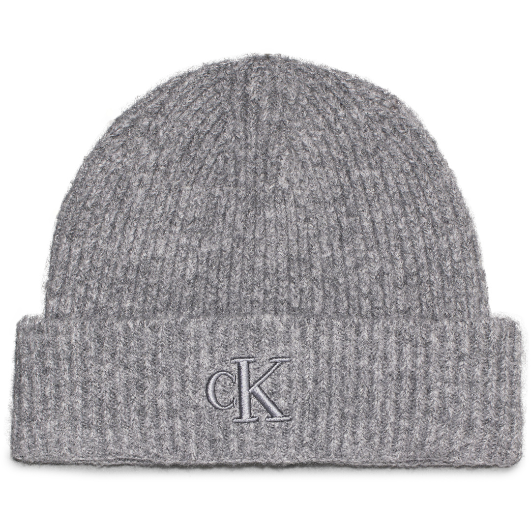 Czapka Zimowa CALVIN KLEIN Thick Embroidery Beanie K60K612321 0I0