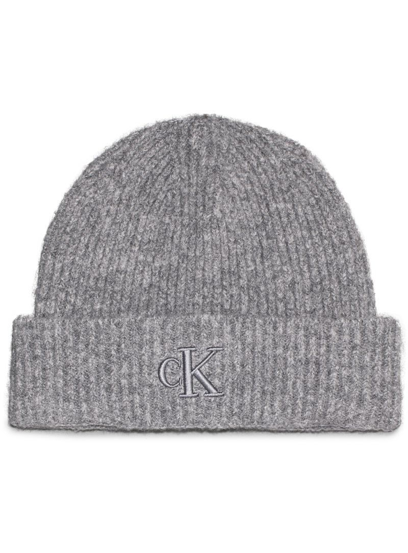 Czapka Zimowa CALVIN KLEIN Thick Embroidery Beanie K60K612321 0I0