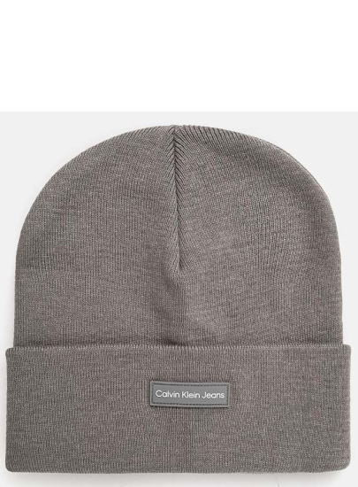 Czapka Zimowa CALVIN KLEIN Inst Patch Beanie K60K612322 0I0