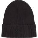 CALVIN KLEIN Ck Embroidery Fine Rib Beanie K60K612590 BEH 1