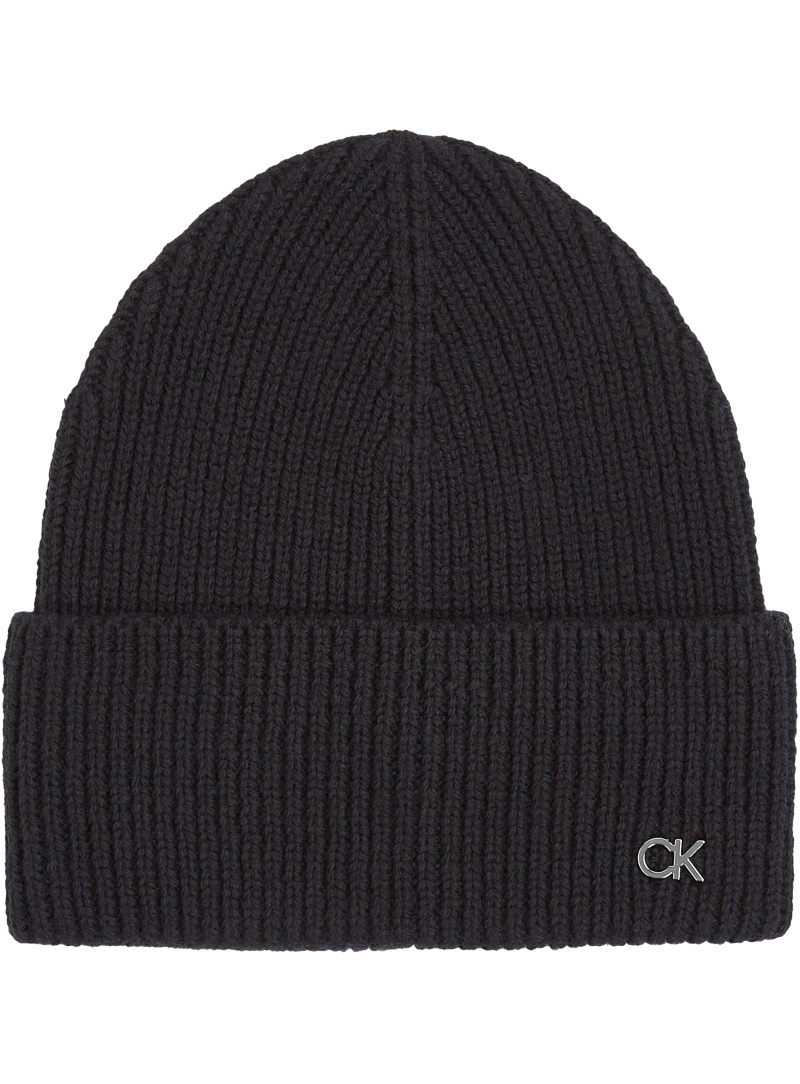 CALVIN KLEIN Ck Metal Chunky Rib Beanie K60K612592 BEH