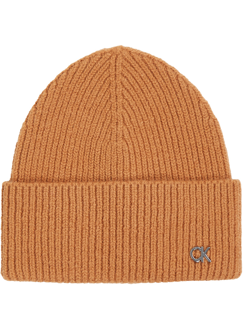 Czapka Zimowa CALVIN KLEIN Ck Metal Chunky Rib Beanie K60K612592 GDB