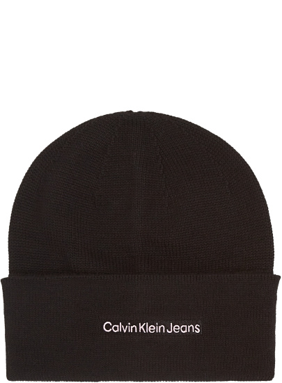 Czapka Zimowa CALVIN KLEIN Inst Embro Beanie K60K612651 01O