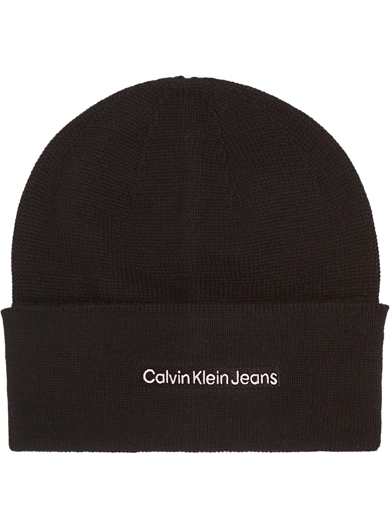 CALVIN KLEIN Inst Embro Beanie K60K612651 01O