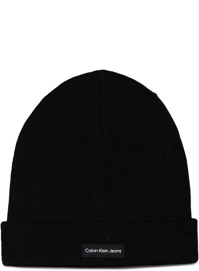 Czapka Zimowa CALVIN KLEIN JEANS Inst Patch Beanie K50K512142 BEH