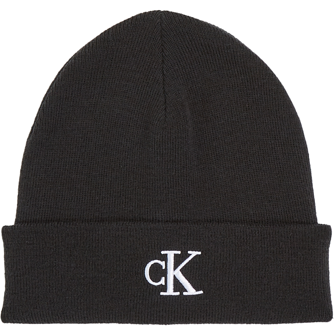 Czapka Zimowa CALVIN KLEIN JEANS Monogram Embro Beanie K50K512145 BEH