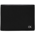 CALVIN KLEIN Metal Ck Trifold 10Cc W/Coin K50K512291 BEH 2