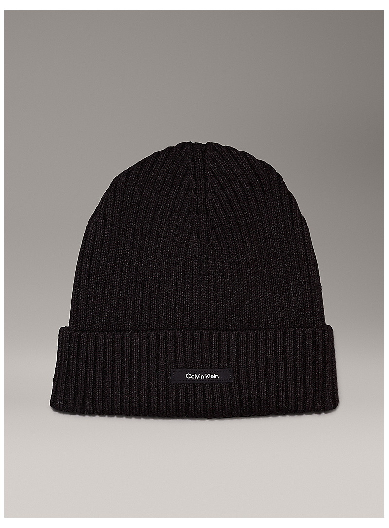 Czapka Zimowa CALVIN KLEIN JEANS Classic Cotton Rib Beanie K50K512362 BEH