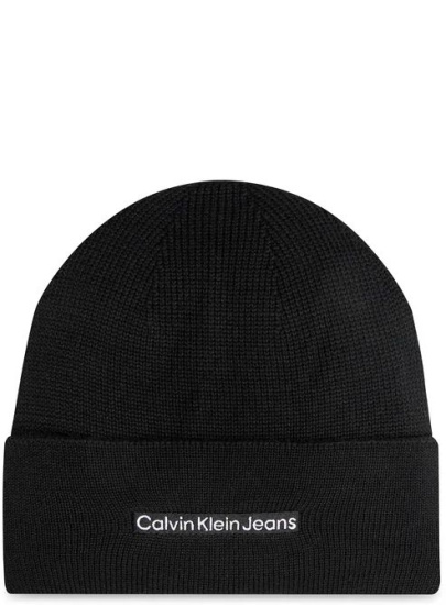 Czapka Zimowa CALVIN KLEIN JEANS Inst Embro Beanie K50K512452 BEH