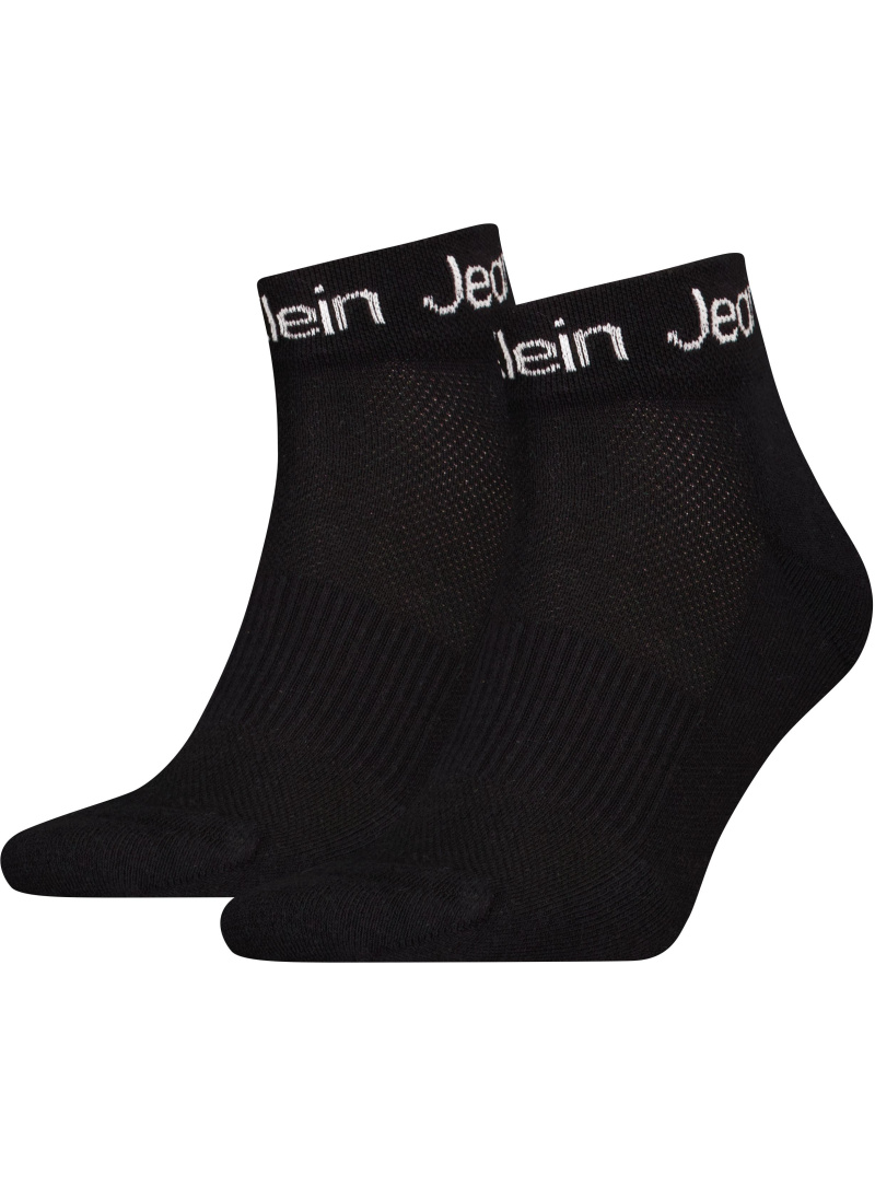 Skarpety Męskie CALVIN KLEIN Ckj Men Quarter 2P Ribbon 701228806 001