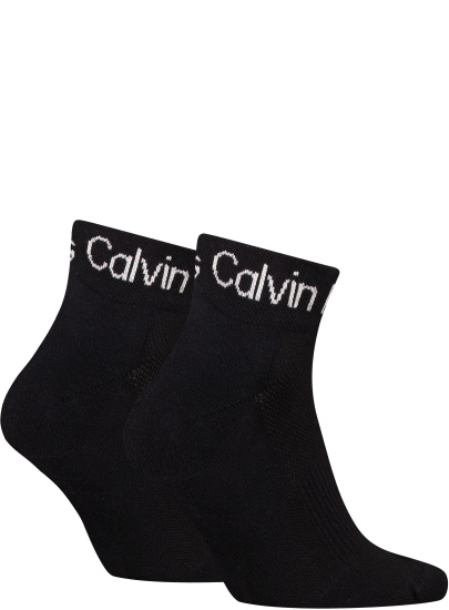Skarpety Męskie CALVIN KLEIN Ckj Men Quarter 2P Ribbon 701228806 001