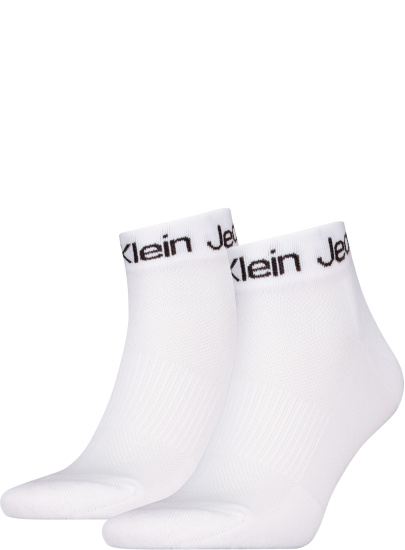 Skarpety Męskie CALVIN KLEIN Ckj Men Quarter 2P Ribbon 701228806 002
