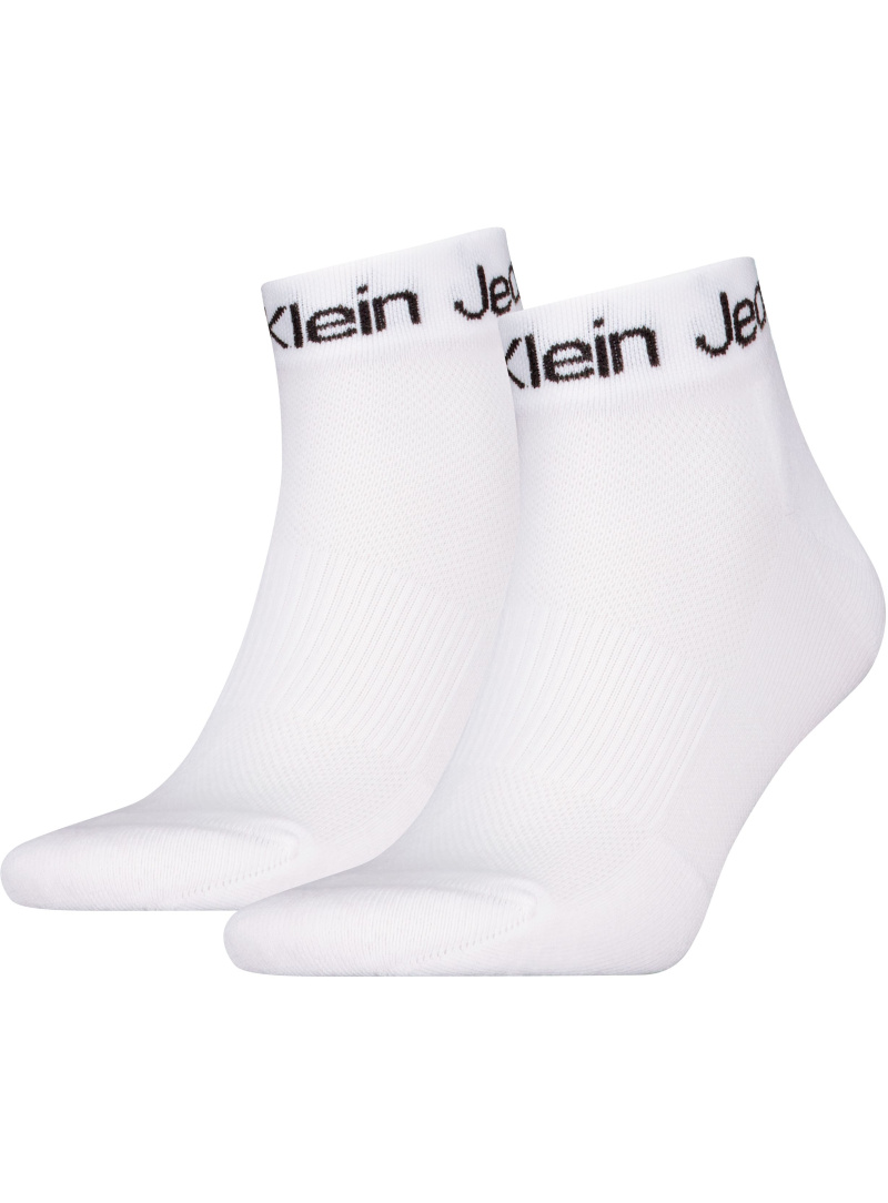 Skarpety Męskie CALVIN KLEIN Ckj Men Quarter 2P Ribbon 701228806 002