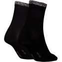 CALVIN KLEIN Ck Women Short Sock 2P Shiny Logo 701229680 001 2