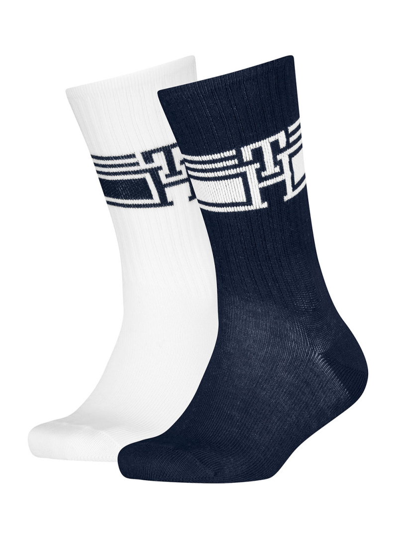 Skarpetki Dziecięce TOMMY HILFIGER 701232710 001 TH Kids Sock 2P Sport Monogram