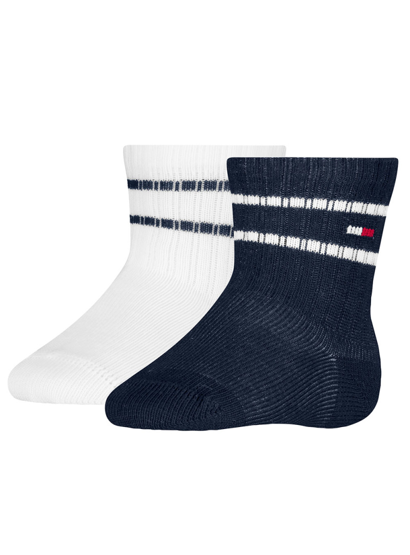 Skarpetki Niemowlęce TOMMY HILFIGER Th Baby Sock 2P 701232723 001