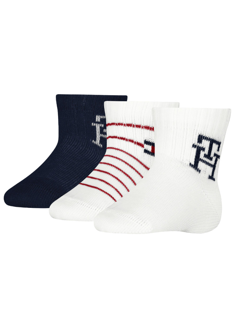 TOMMY HILFIGER 701232851 001 Th Baby Sock 3P Giftbox