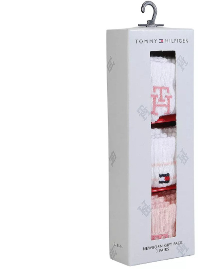 Zestaw Skarpetki Niemowlęce TOMMY HILFIGER 701232851 002 Th Baby Sock 3P