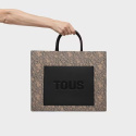 Torebka TOUS Shopper XL. Amaya K M Evol New Taupe 2002130643 6