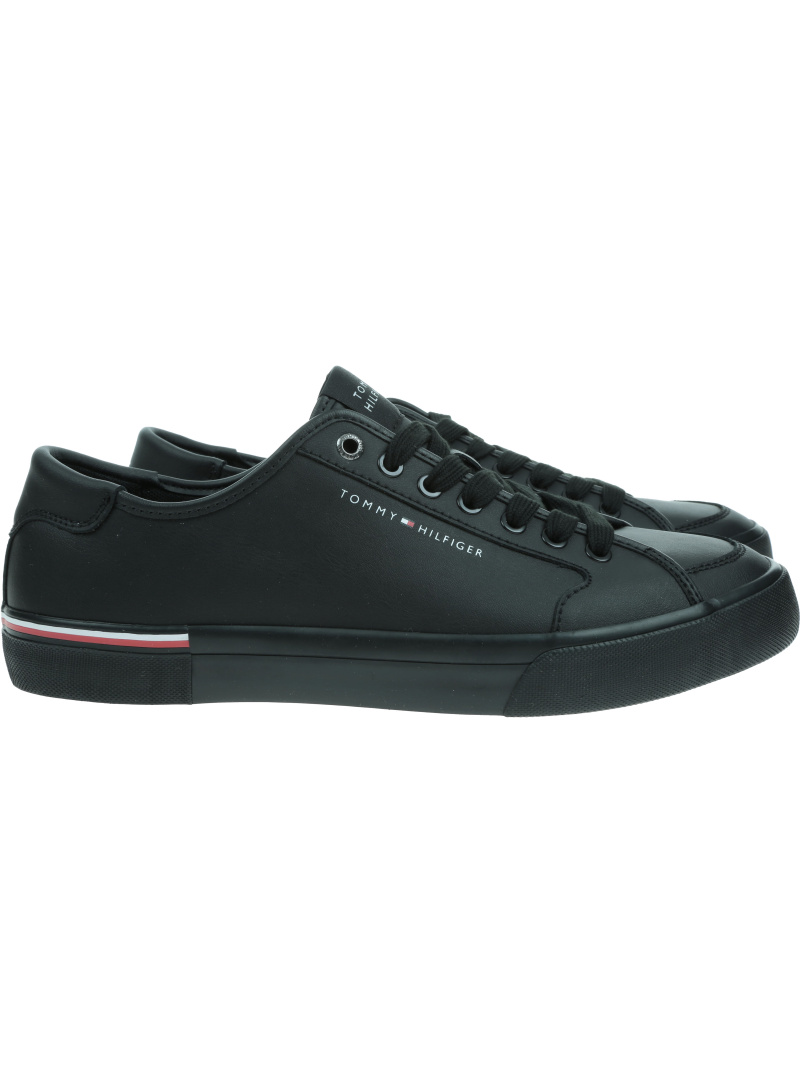 Sneakersy TOMMY HILFIGER Core Corporate Vulc Leather FM0FM05399 BDS