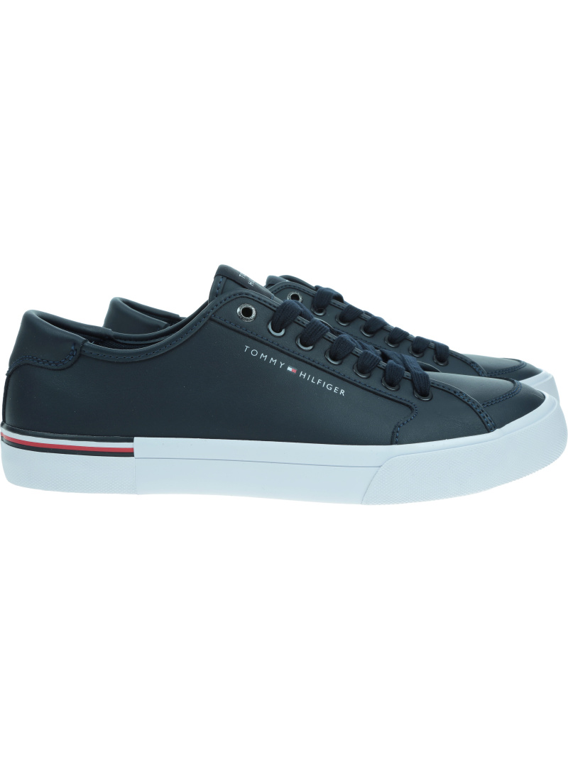 Sneakersy TOMMY HILFIGER Core Corporate Vulc Leather FM0FM05399 DW5