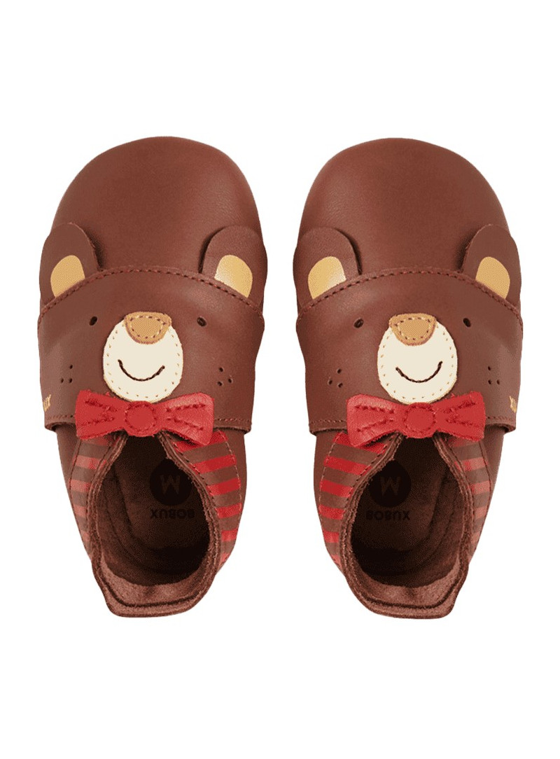 Skórzane Kapcie BOBUX Soft sole Smart Bear Cappuccino 1125-194-103