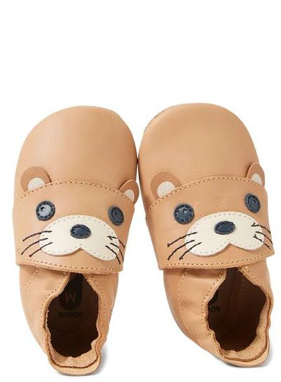 Skórzane Kapcie BOBUX Soft Sole Seal Caramel 1125-206-69