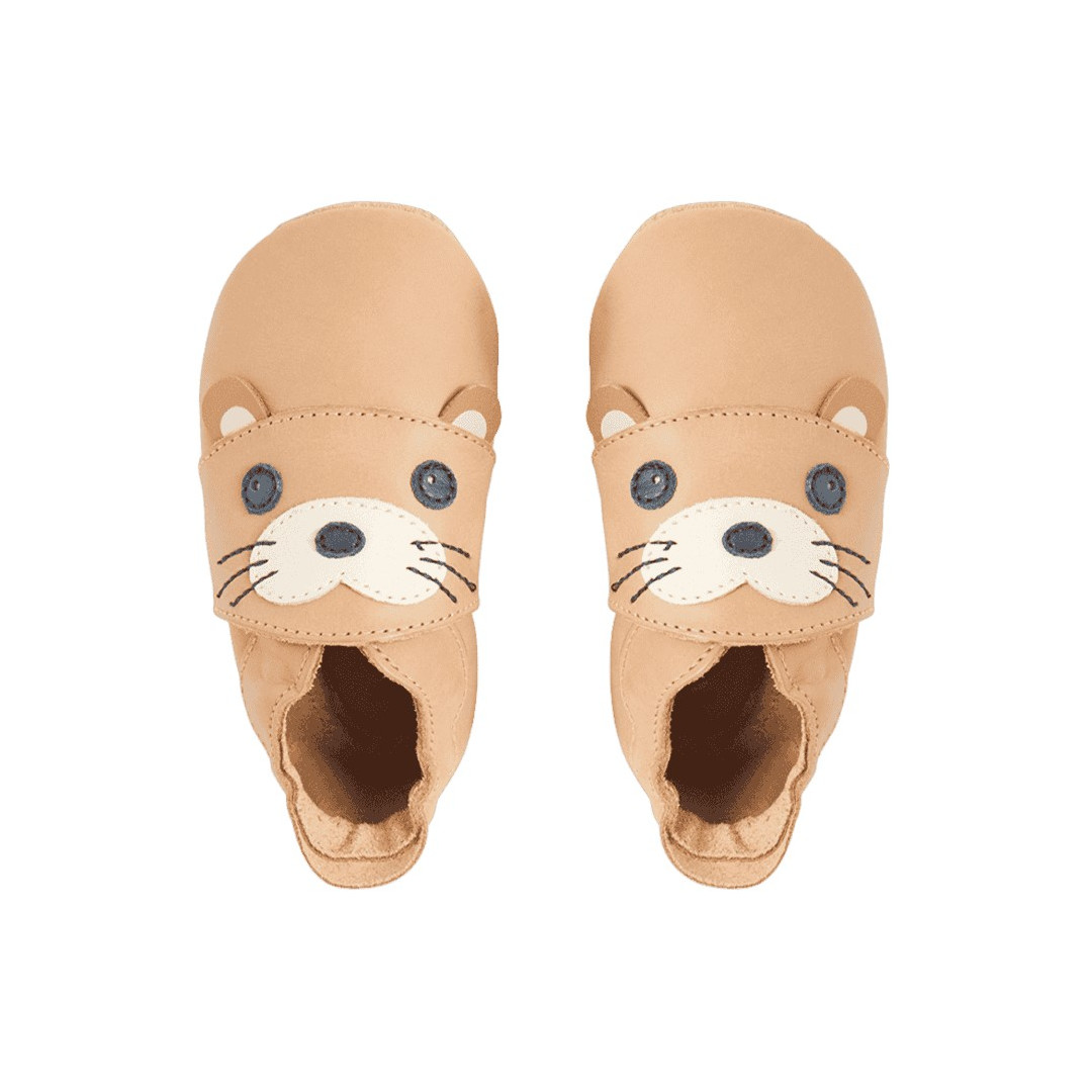 Skórzane Kapcie BOBUX Soft Sole Seal Caramel 1125-206-69