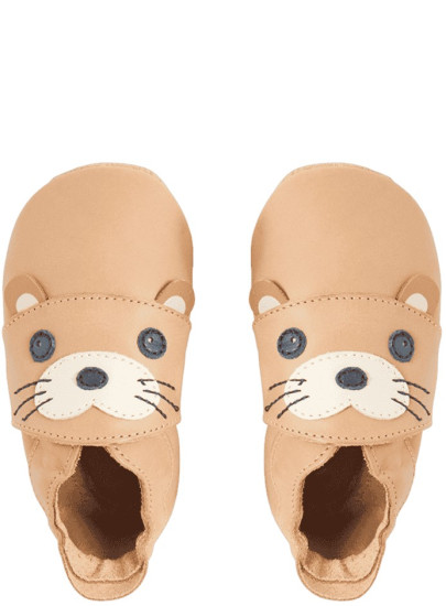 Skórzane Kapcie BOBUX Soft Sole Seal Caramel 1125-206-69