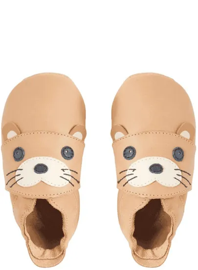 Skórzane Kapcie BOBUX Soft Sole Seal Caramel 1125-206-69