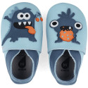 Skórzane Kapcie BOBUX Soft Sole Messy Monster Celestial Blue 1224-173-95 1