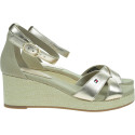 Sandały na Koturnie TOMMY HILFIGER Webbing Wedge Sandal FW0FW08810 0HS 2